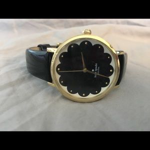 Kate Spade Black Scallop Watch